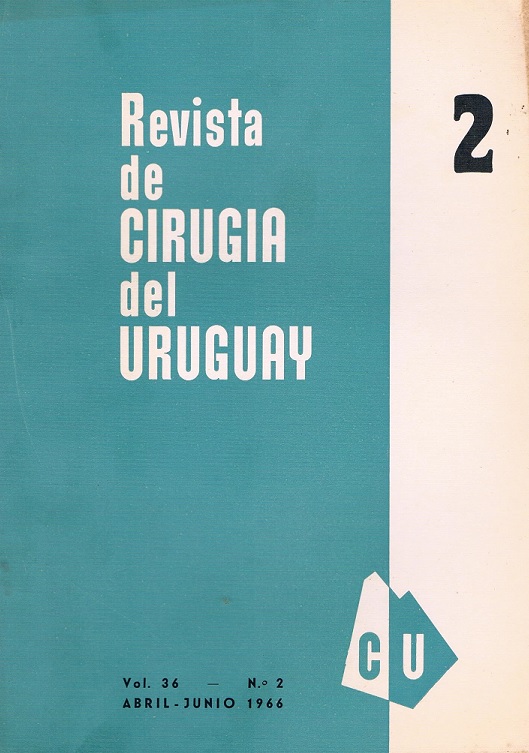 					Ver Vol. 36 Núm. 2 (1966): Revista Cirugía del Uruguay
				