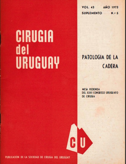 					Ver Vol. 43 Núm. Sup. 5 (1973): Cirugía del Uruguay
				