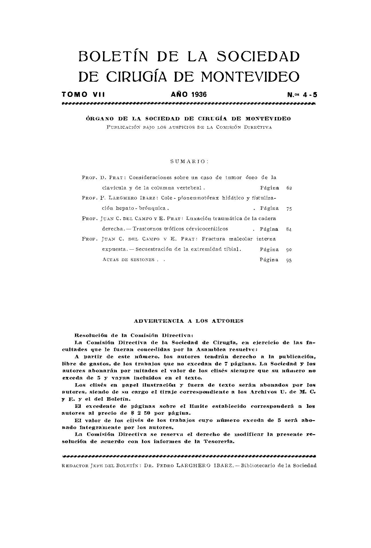 					Ver Vol. 7 Núm. 4-5 (1936): Revista Cirugía del Uruguay
				