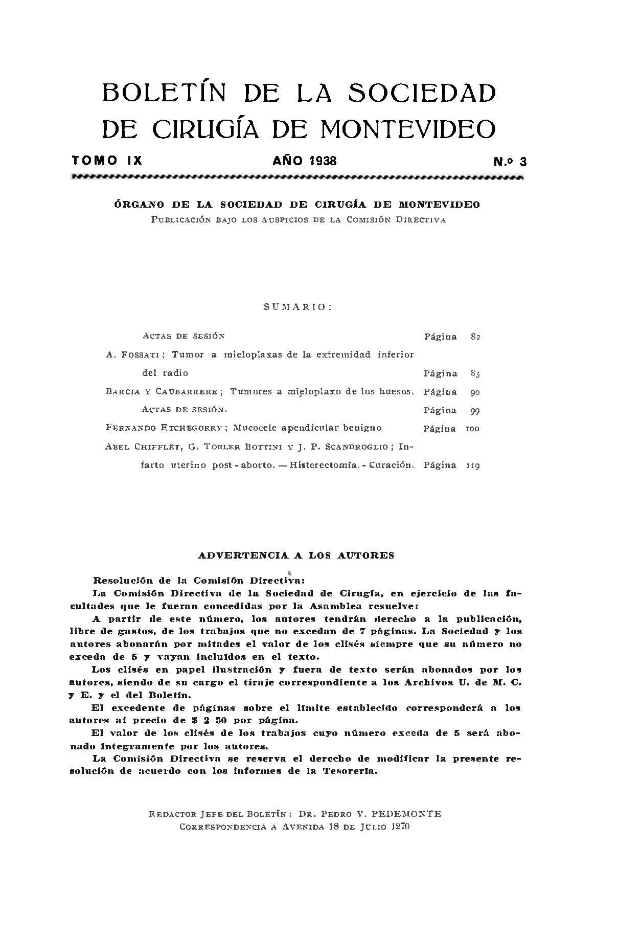 					Ver Vol. 9 Núm. 3 (1938): Revista Cirugía del Uruguay
				